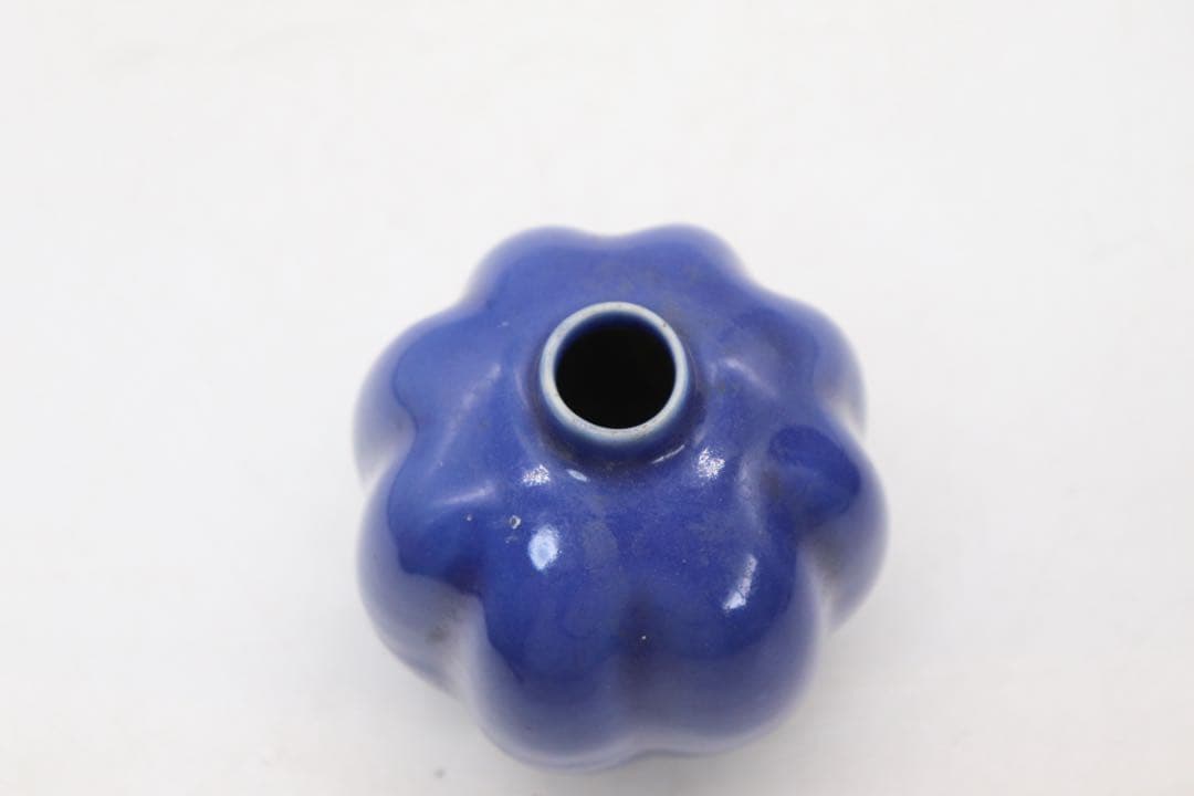 中国　清時代　瑠璃釉　瓜型小壺　アンティーク　送料込み250626