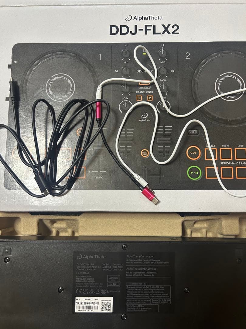 DDJ-FLX2 付属品付き