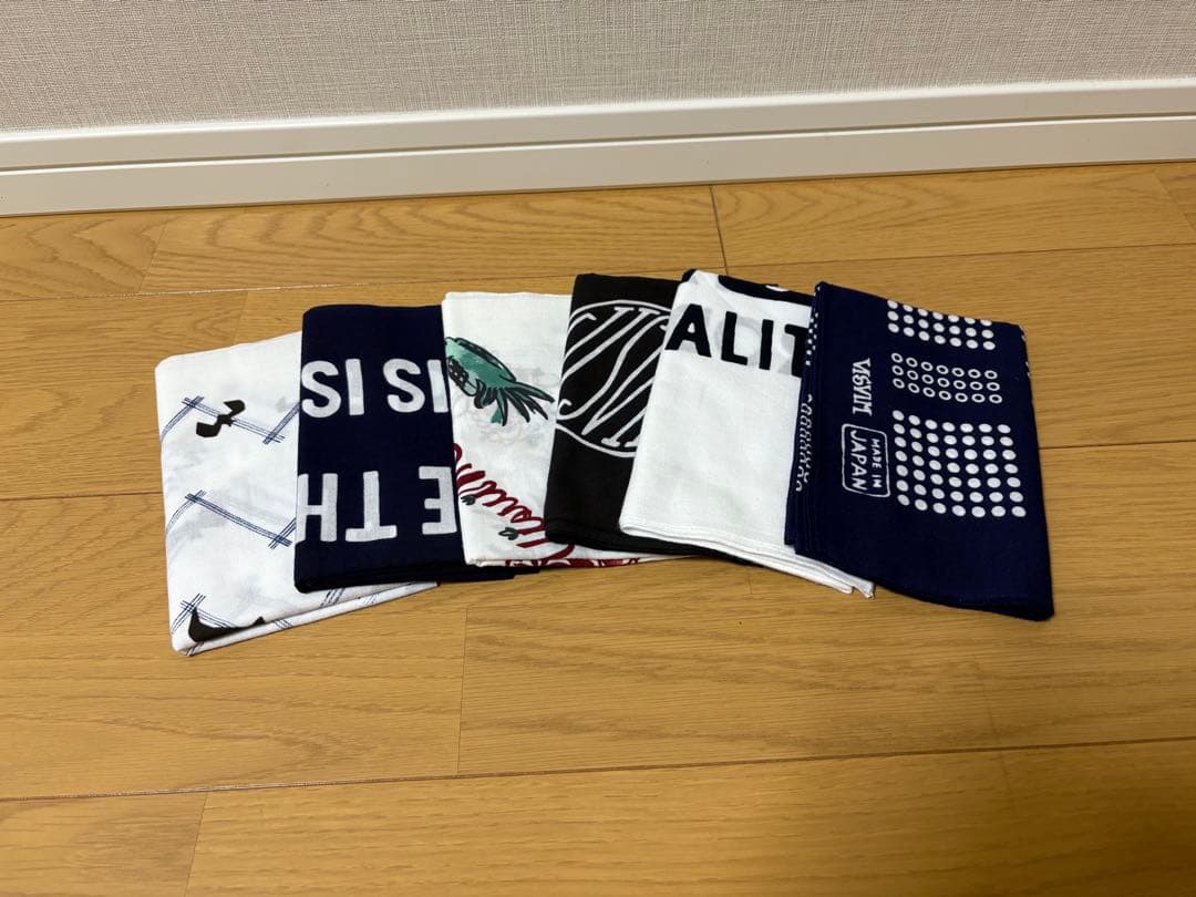 Visvim 受注会ノベルティ　バンダナ、手ぬぐい 6枚セット