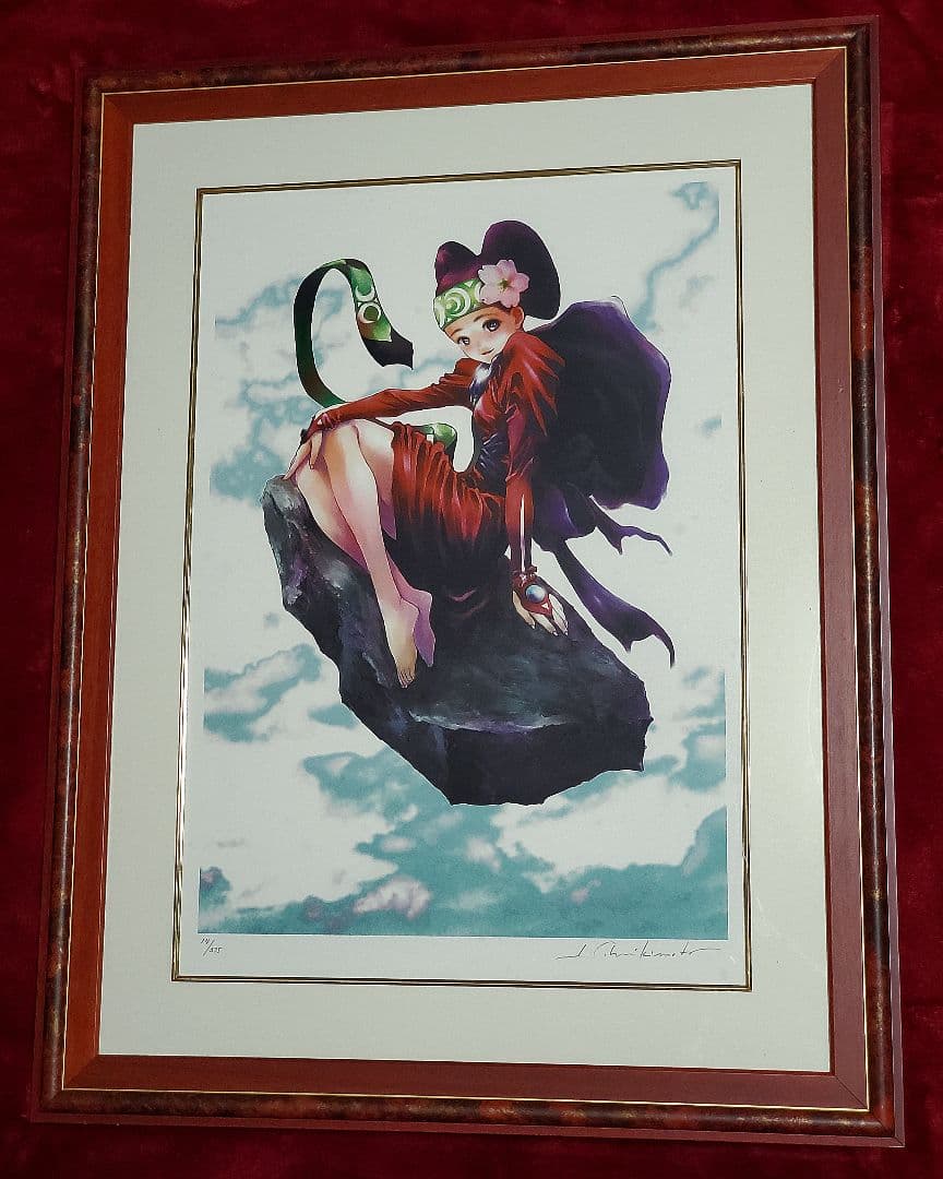 【アールビバン】☆美樹本晴彦☆直筆サイン入り版画『UTINAGUTI』保証書付き