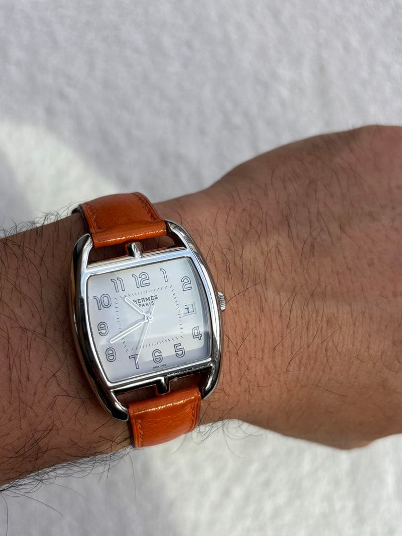エルメス HERMES ケープコッド CT1.710 新品電池 メンズ
