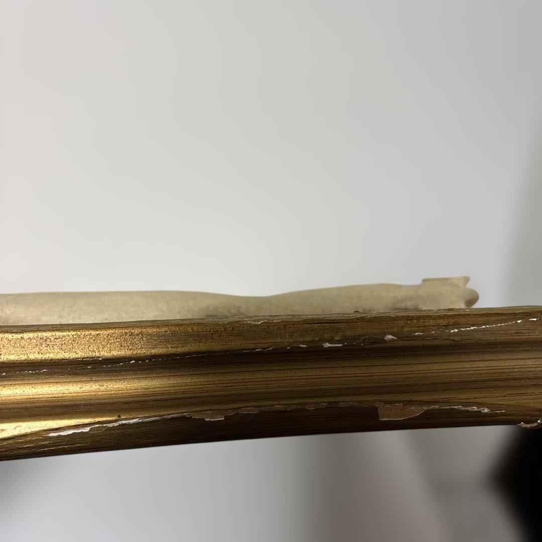 [￼作者不詳] 油彩画 船の風景