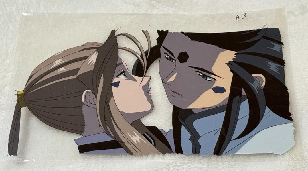 セル画　劇場版 ああっ女神さまっ　キスシーン 　ベルダンディー　セレスティン