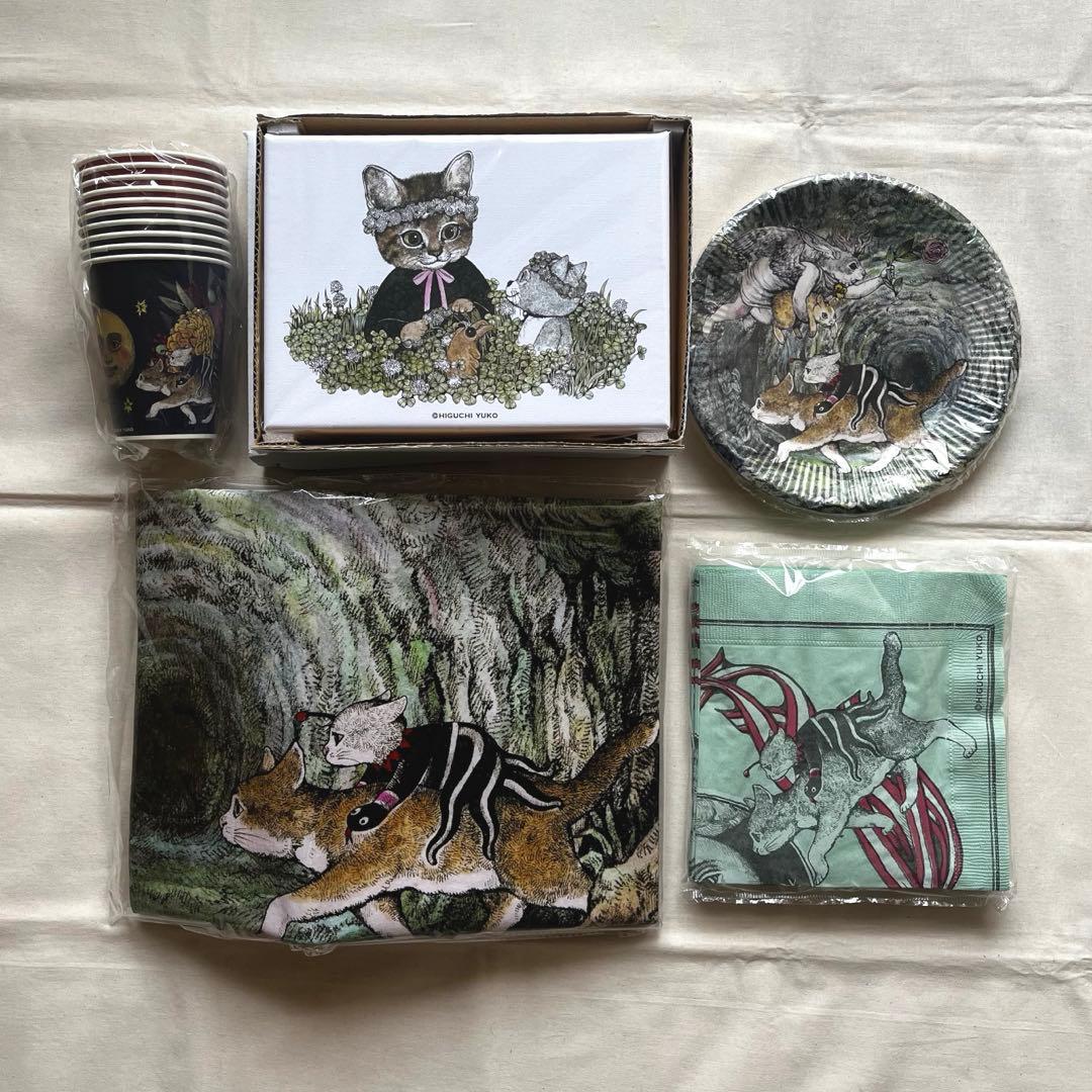 ボリス雑貨店ヒグチユウコ複製画、ピクニックセット