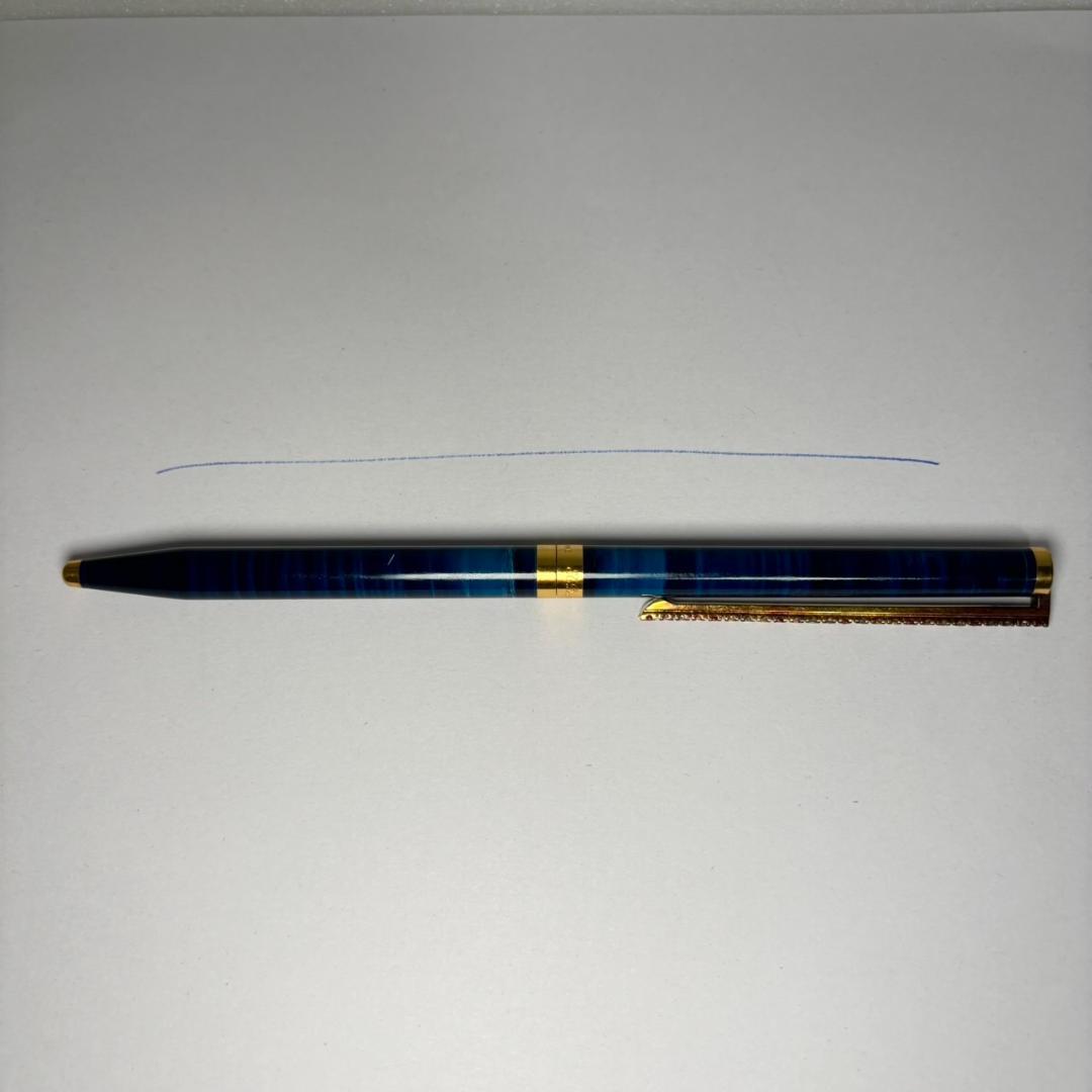 【ランクSSS】デュポン ボールペン 青インク ブルー