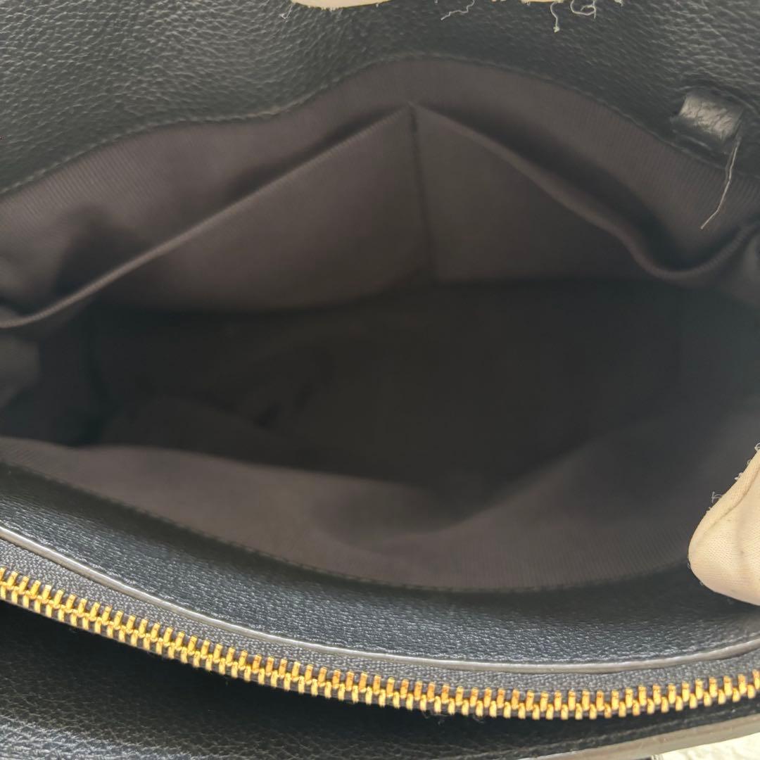 ✨️美品 FURLA フルラ PIN レザー ハンドバッグ 2WAY ブラック