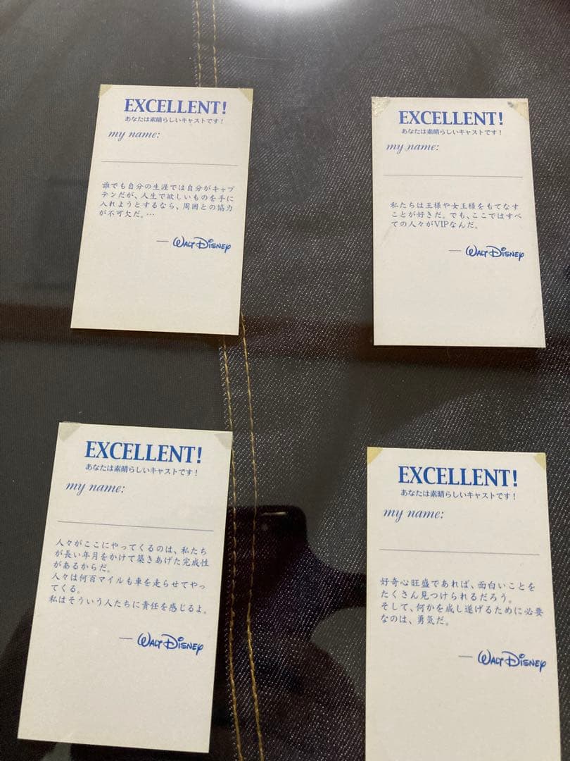 ディズニー　キャスト限定　レア　ミッキー　サイン