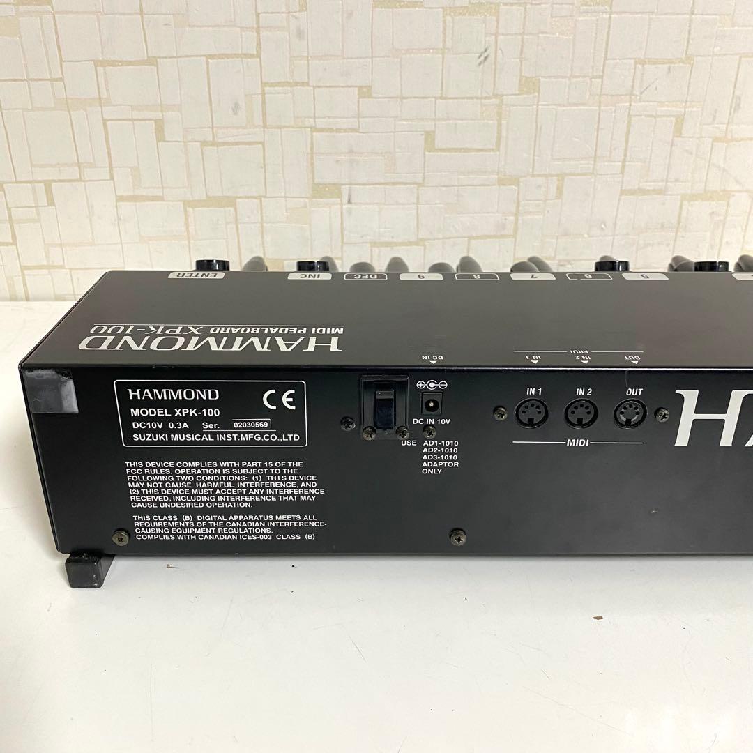 ハモンド HAMMOND XPK-100 MIDI PEDALBOARD 廃盤品