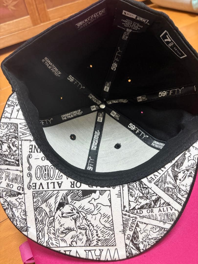 希少　ルフィー　New Era ワンピース スカルキャップ 7 5/8 美品