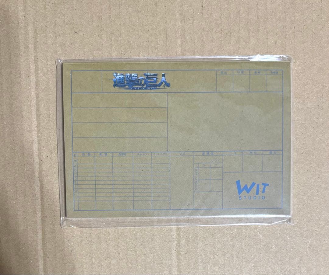進撃の巨人　ポストカードセット　WIT STUDIO 原画　線画