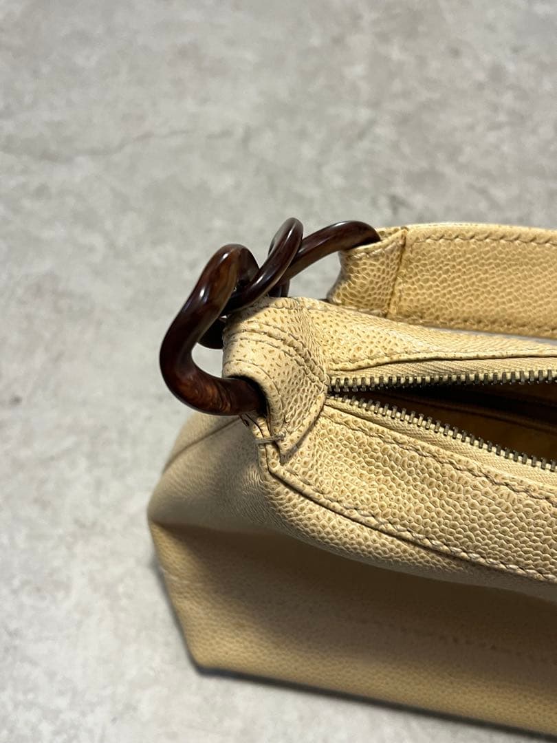 CHANEL ハンドバッグ シャネル ココマーク キャビアスキン プラチェーン