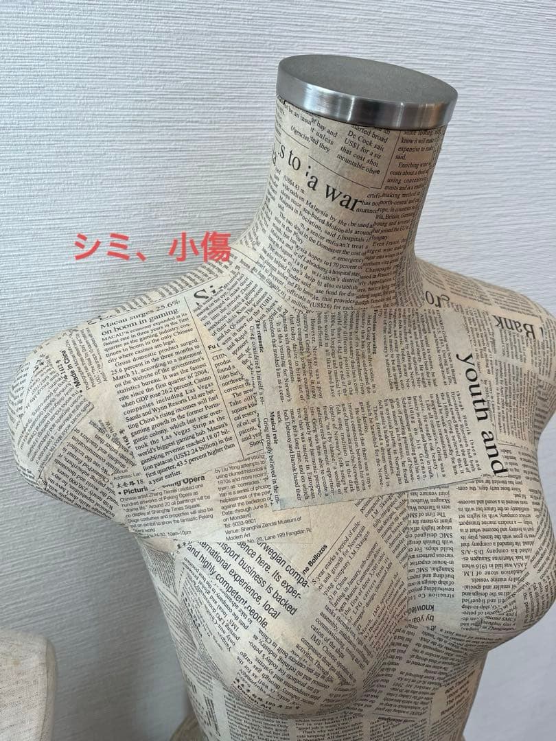 手渡し限定！　女性マネキン２体及ワイヤートルソー1体の3点セット