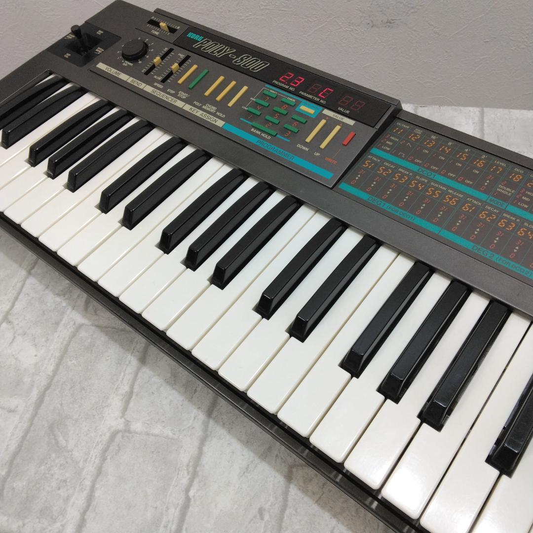 ジャンク KORG POLY-800 シンセサイザー 中古現状品