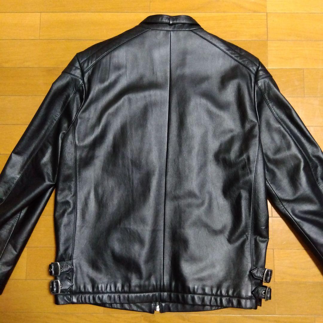 【極美品牛革‼️】EIGEN レザーシングルライダースジャケット　Lサイズ