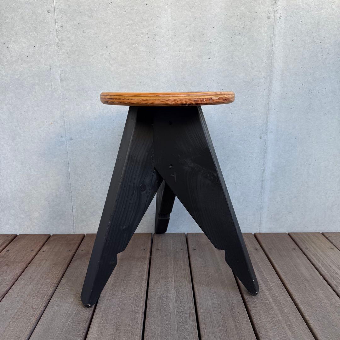 M&M カスタムパフォーマンス 木製スツール 椅子 チェア