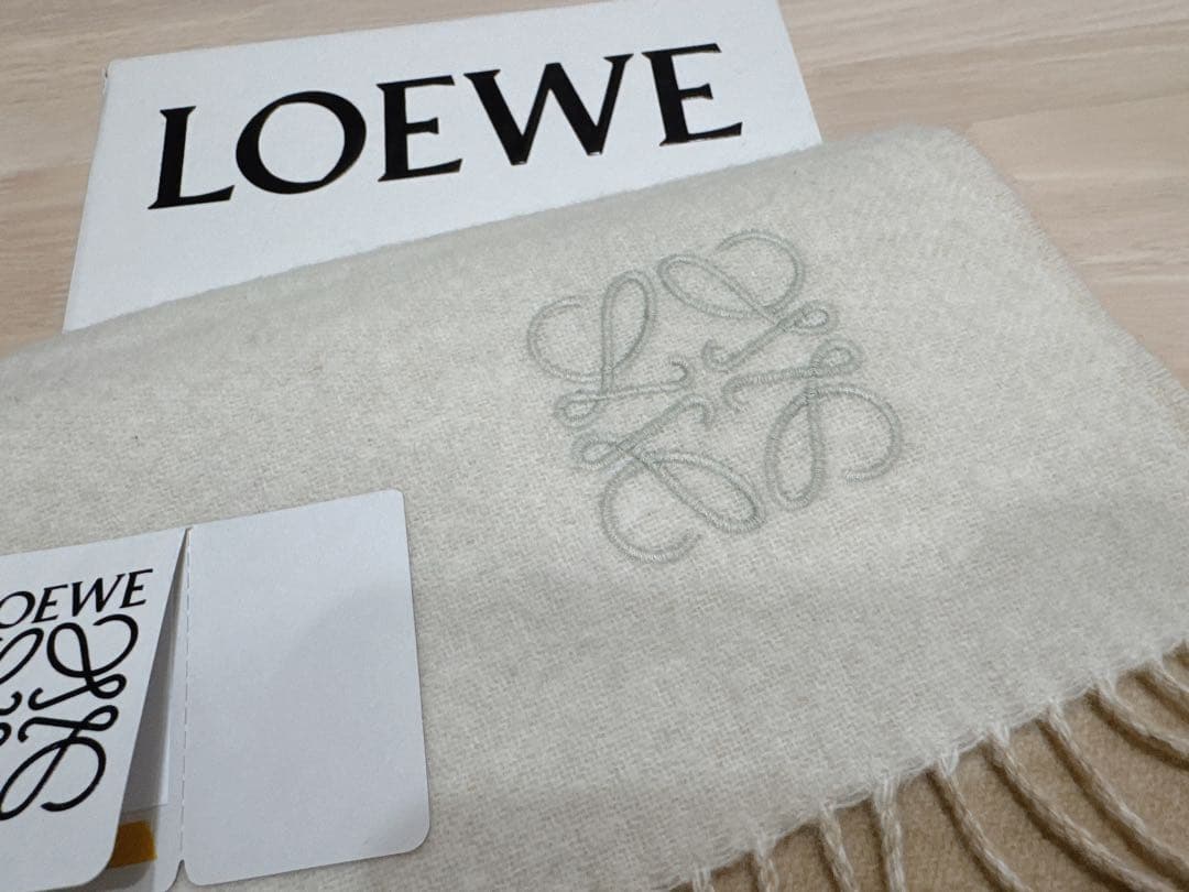 LOEWE バイカラースカーフ マフラー