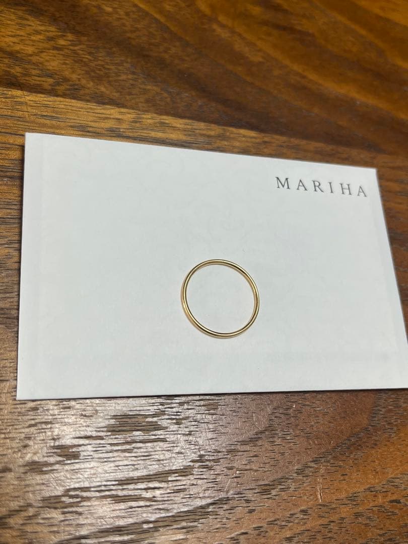 MARIHA マリハ　願い事リング　シャイン　K18YG 15号