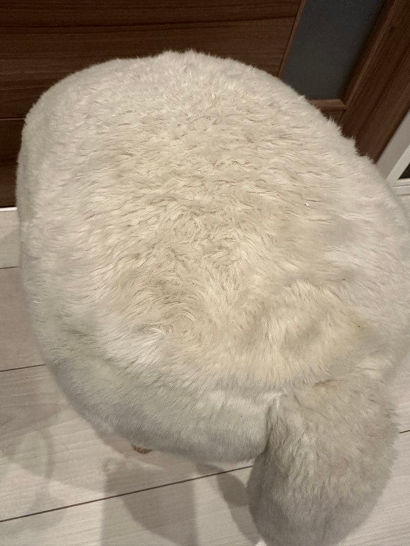 匠工芸　アニマルスツール　S フォックスホワイト