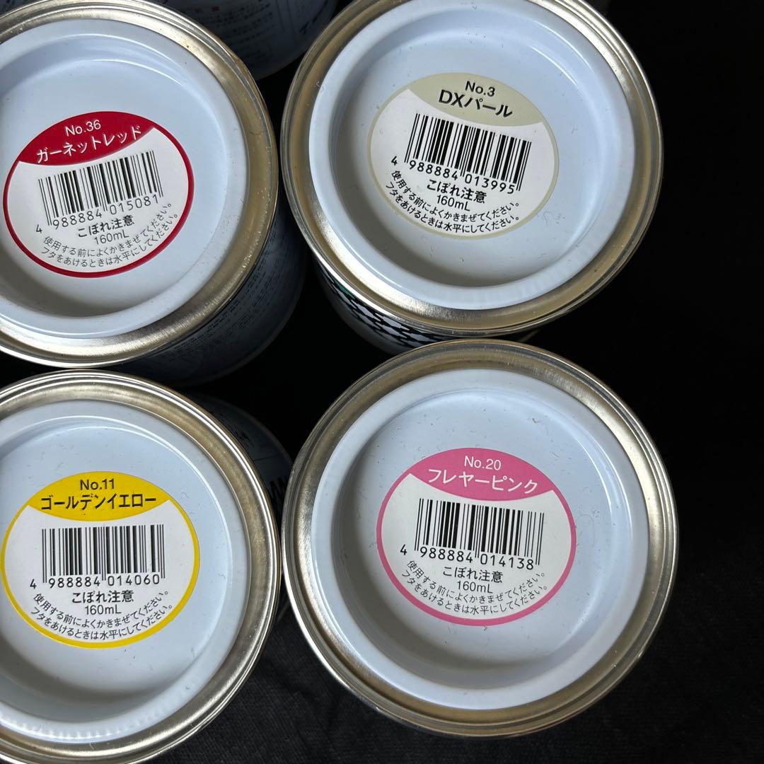 ②ディップ液9缶セットディップアート材料アメリカンフラワー材料