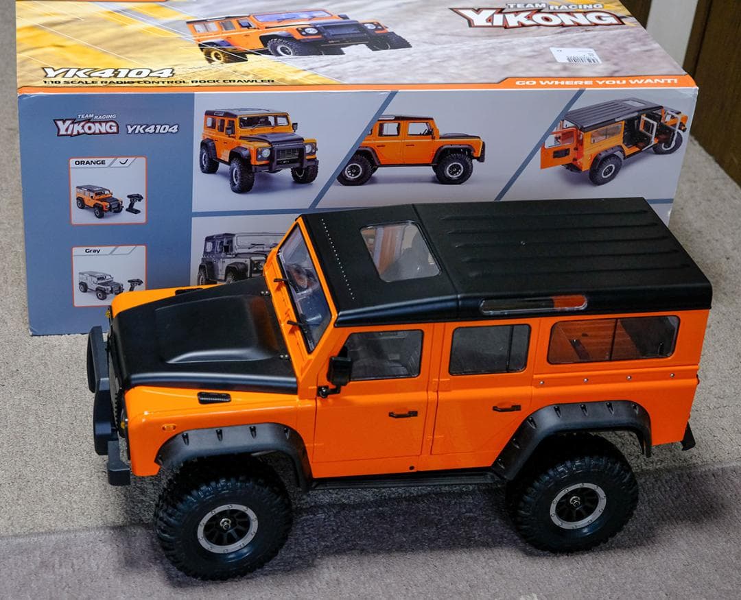 ★限定値下中★YK4104 4WD ラジコンカー LEDランプセット装着済
