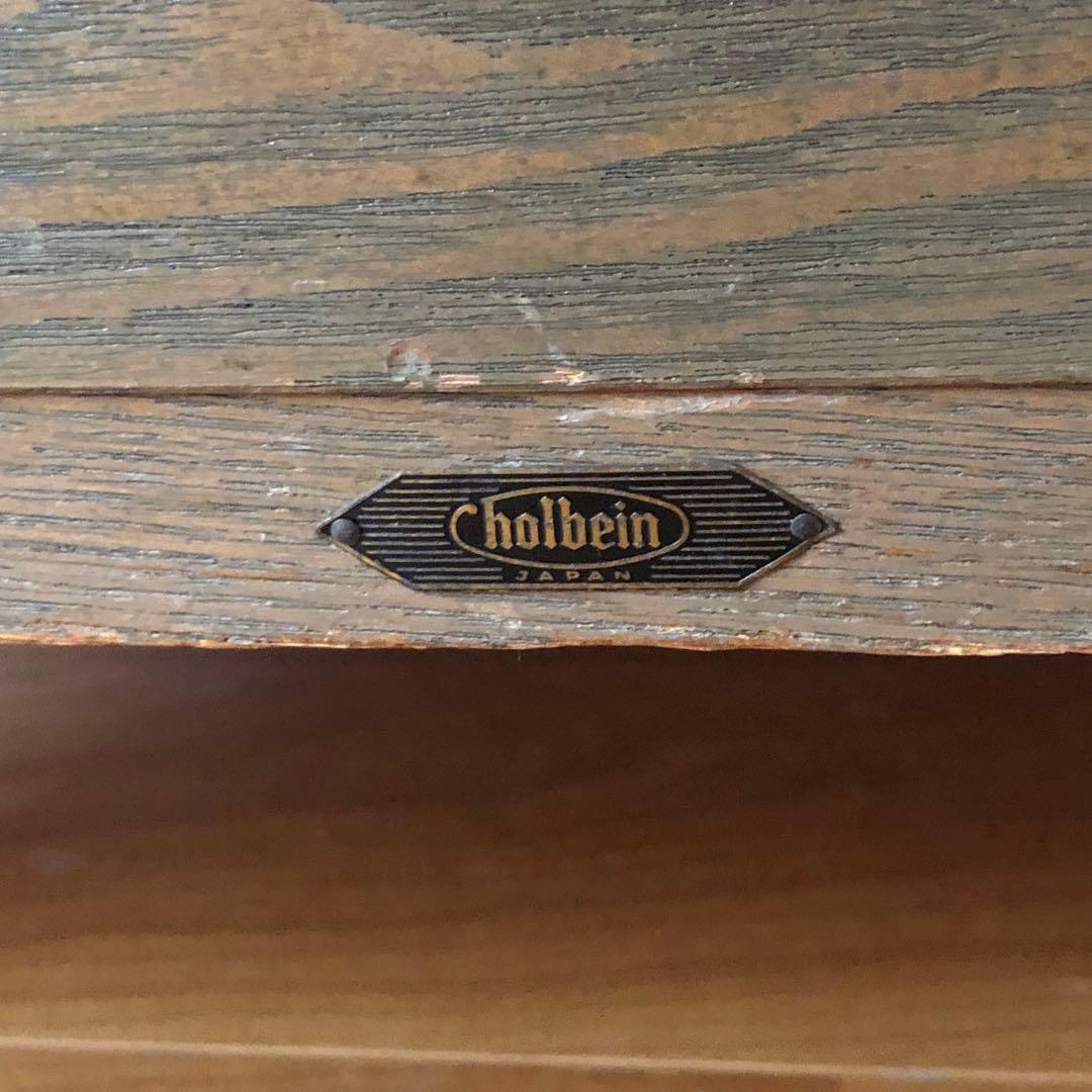 【高級】ホルベイン社製　アトリエキャビネット　木製　キャスター付き