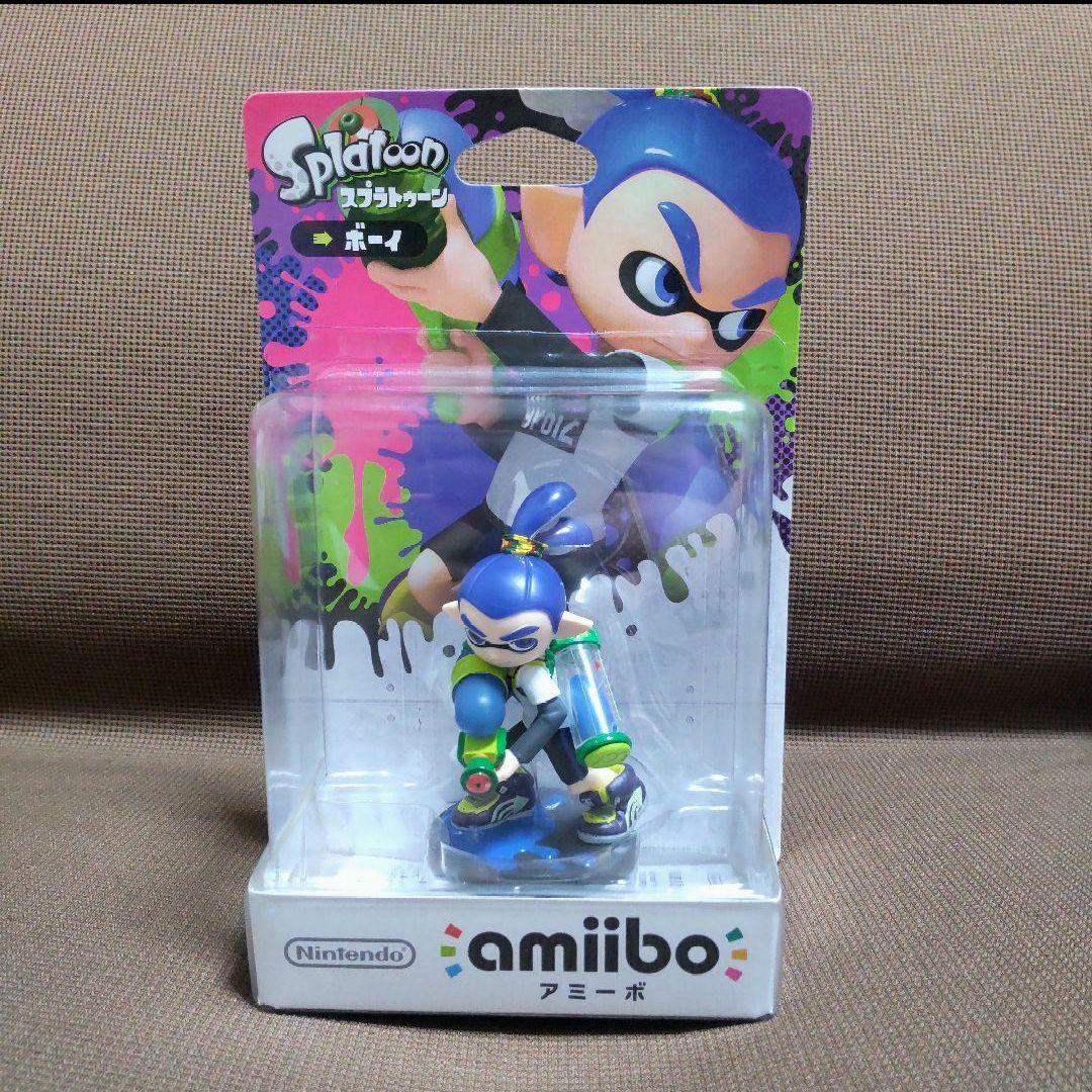 amiibo スプラトゥーン 3点セット 旧パッケージ ボーイ ガール イカ