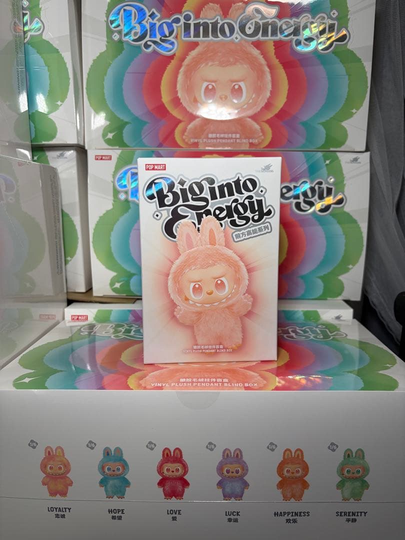 【正規品・未開封】 Labubu Big into Energy 3箱 ラブブ