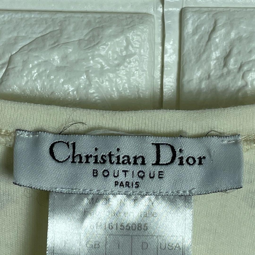 イタリア製Christian Diorディオール/レディスタンクトップ/ベージュ