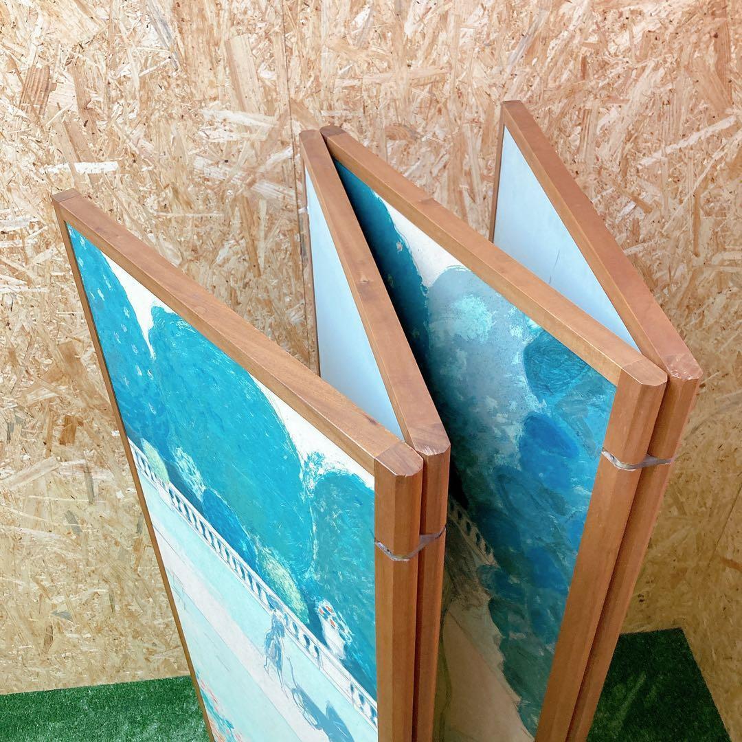 【9/100】カシニョール　リュクサンブール公園　スクリーン衝立　ケース付き