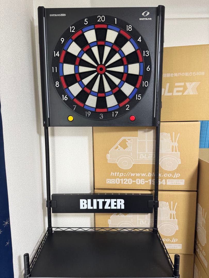 DARTSLIVE 200S ダーツボード BLITZERスタンド付き