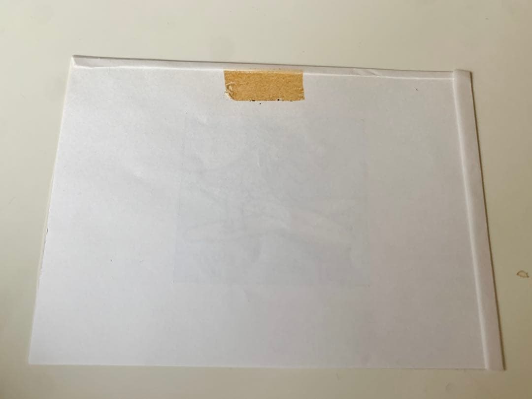 蛭子能収氏 イラスト 原画 生原稿 B6版 旅客機