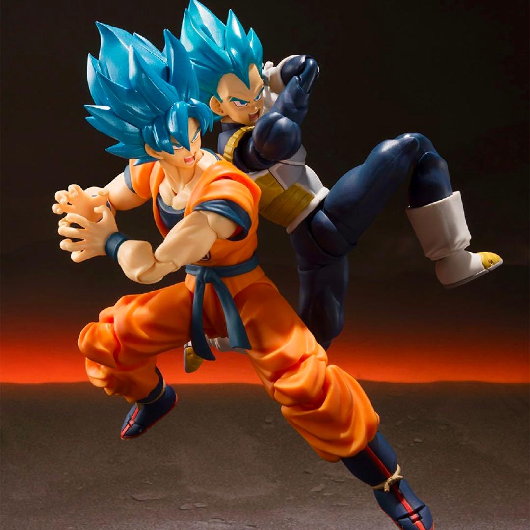 【美品】S.H.Figuarts ドラゴンボール 孫悟空&ベジータ フィギュア