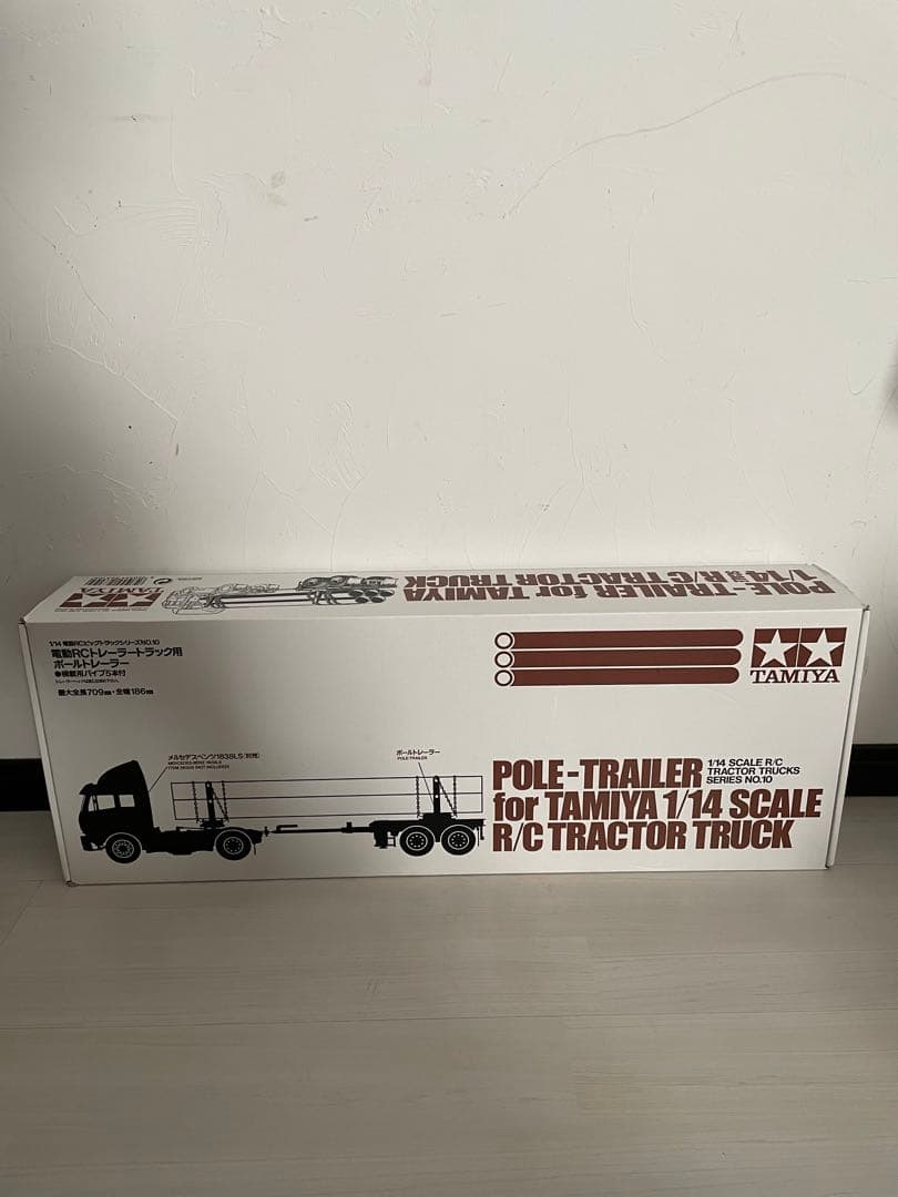 【未使用品】タミヤ 1/14 電動RC トレーラートラック用 ポールトレーラー