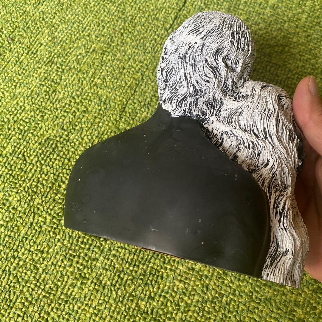 男女の胸像 ハワイ　黒珊瑚　フランクシャーマン　ビンテージ　置物　オブジェ