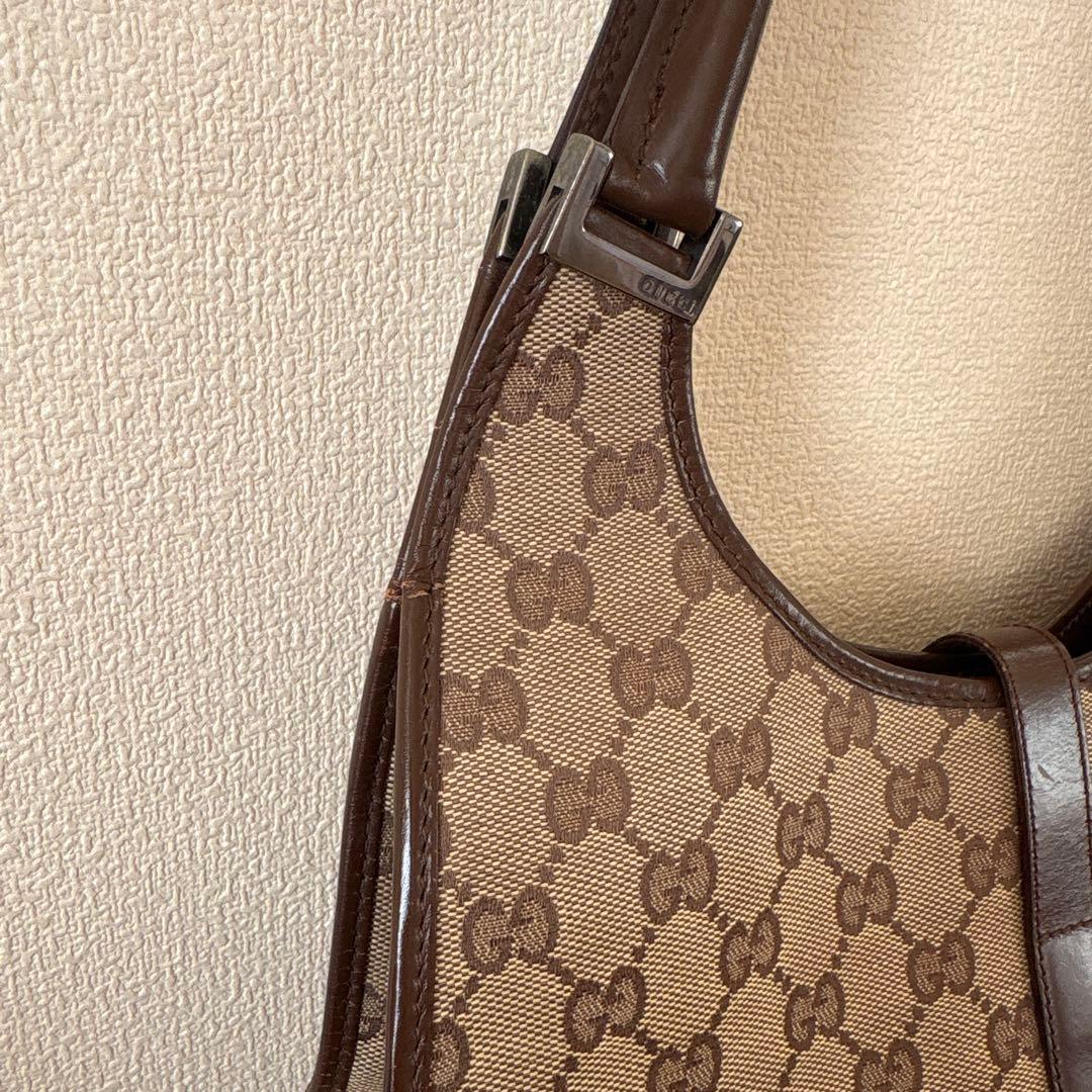 GUCCI ジャッキーショルダーバッグ キャンバス/レザー50108