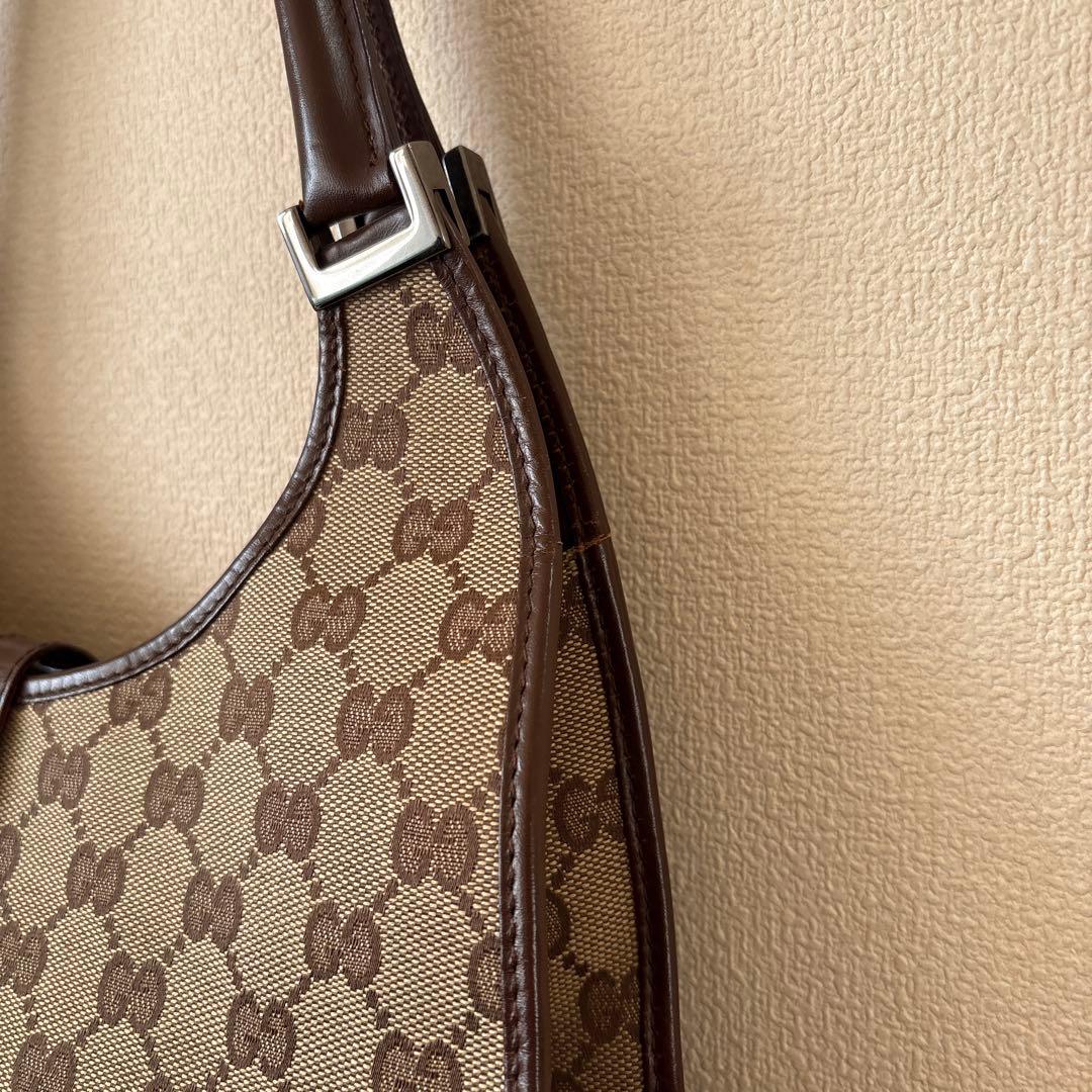 GUCCI ジャッキーショルダーバッグ キャンバス/レザー50108