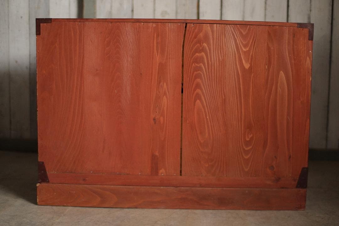 綺麗な丸金具庄内箪笥　4杯　タンス　収納　古家具　古民家　時代家具