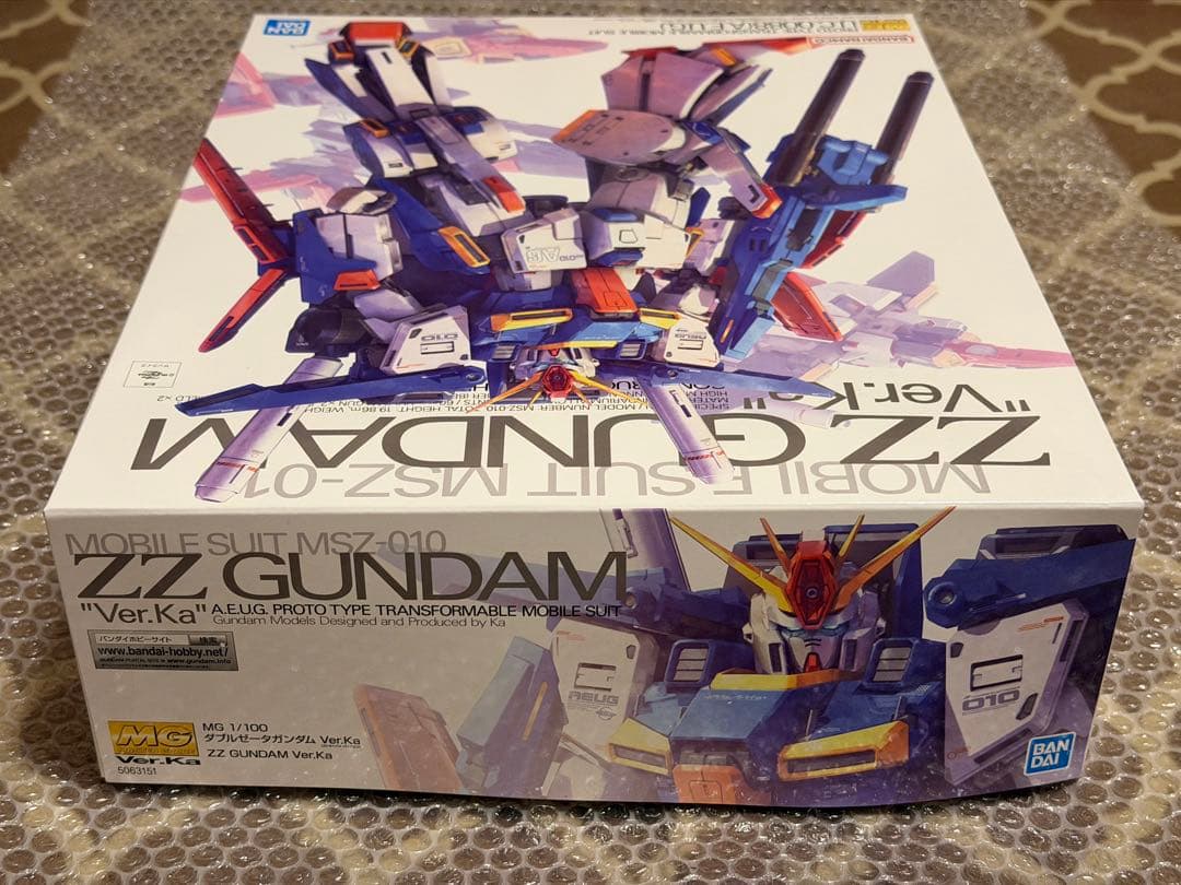 新品 ガンプラ MG 1/100 ZZダブルゼータガンダム Ver.Ka プラモ