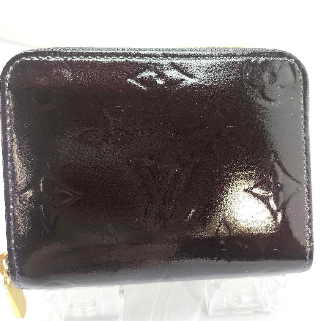 美品 ルイヴィトン ヴェルニ ジッピーパース ボルドー M93607