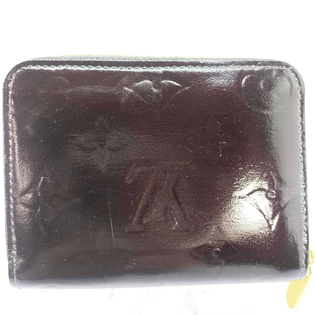 美品 ルイヴィトン ヴェルニ ジッピーパース ボルドー M93607