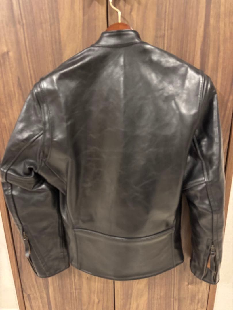 P*A様 早い者勝ち　試着のみ　36 エアロレザー CAFE RACER ブラッ