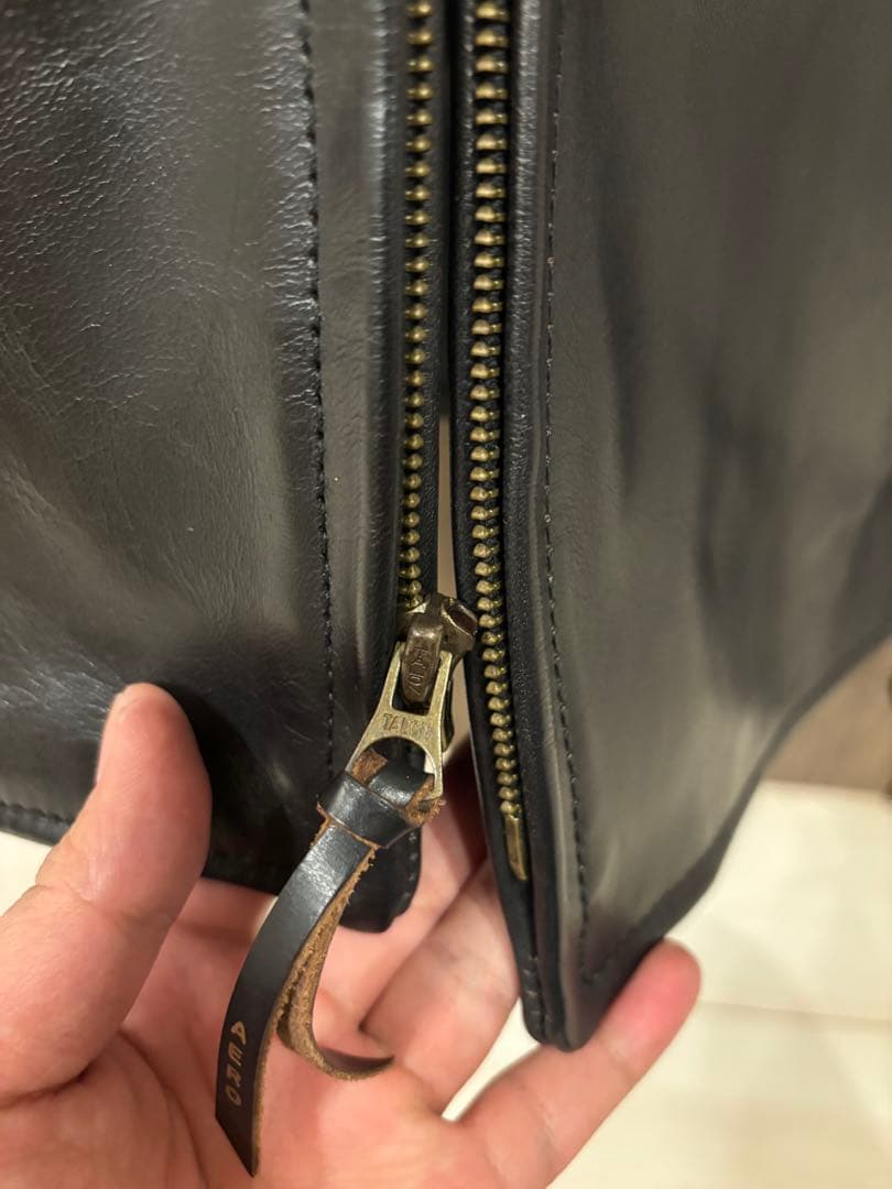 P*A様 早い者勝ち　試着のみ　36 エアロレザー CAFE RACER ブラッ