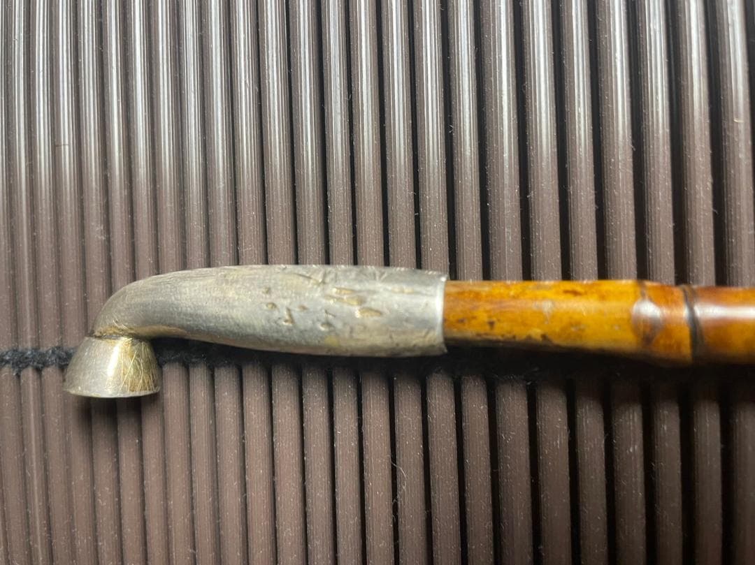 『大天狗』煙草入れ　キセル入れ　在銘　傾奇者　骨董　江戸時代 　時代物