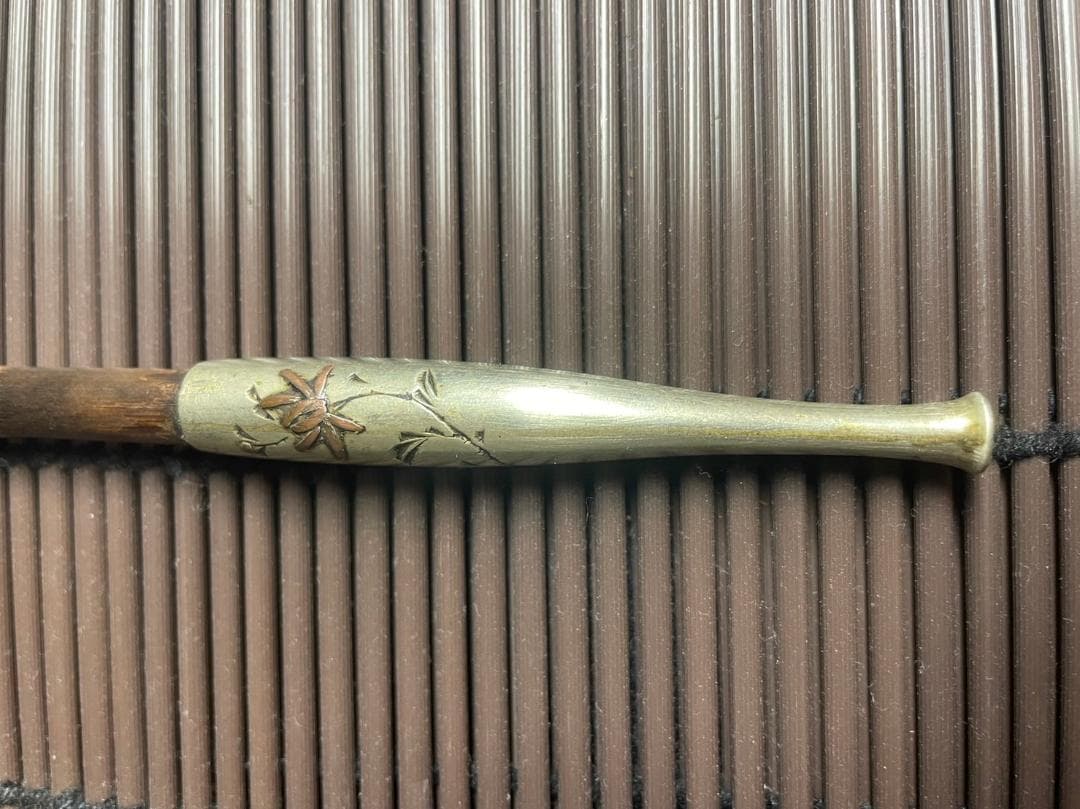 『大天狗』煙草入れ　キセル入れ　在銘　傾奇者　骨董　江戸時代 　時代物