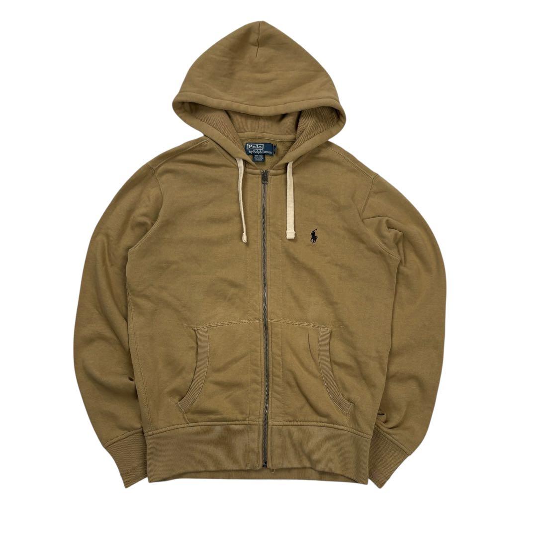 トップス Polo by Ralph Lauren zip hoodie beige