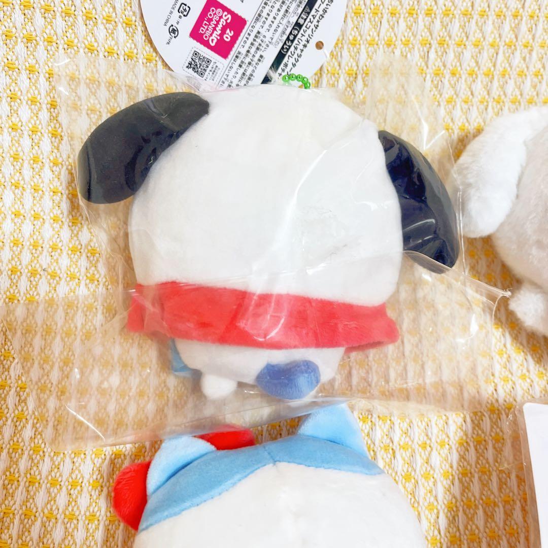 ちいかわ　サンリオ　プチミニフードマスコット　ハチワレ　ポチャッコ　マイメロ