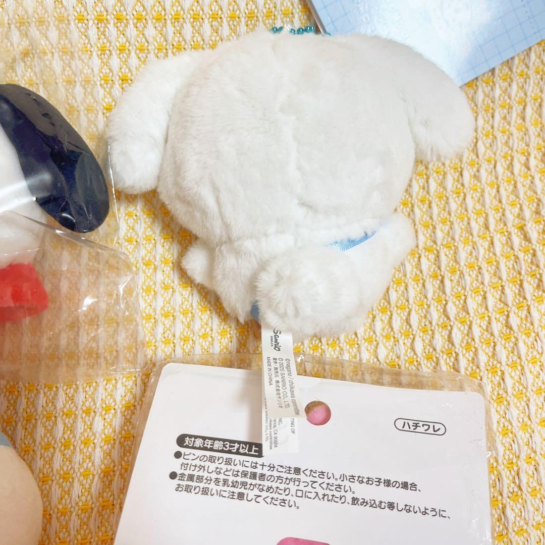 ちいかわ　サンリオ　プチミニフードマスコット　ハチワレ　ポチャッコ　マイメロ