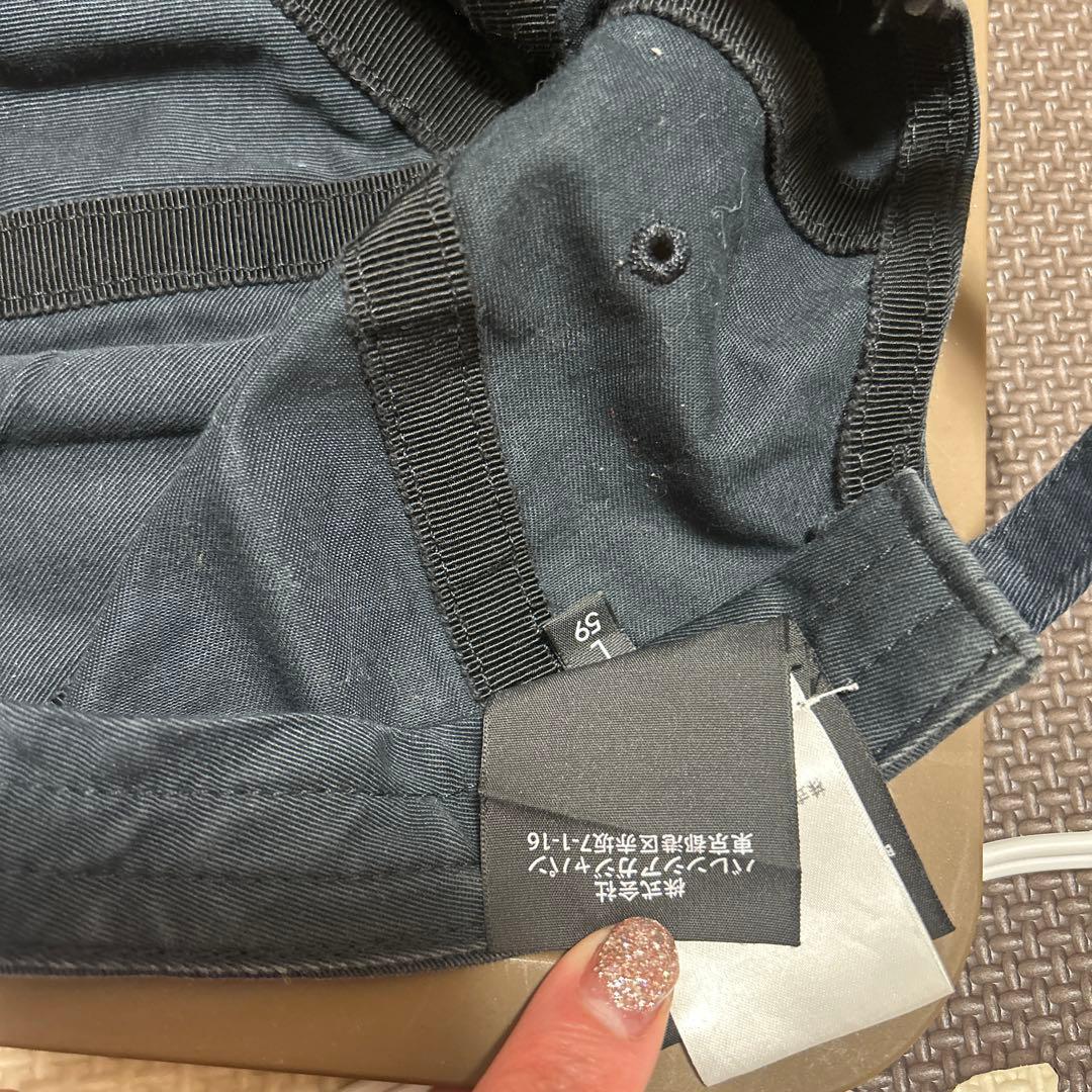 BALENCIAGA バレンシアガ　ブラック　ロゴ刺繍　キャップ　帽子　国内正規