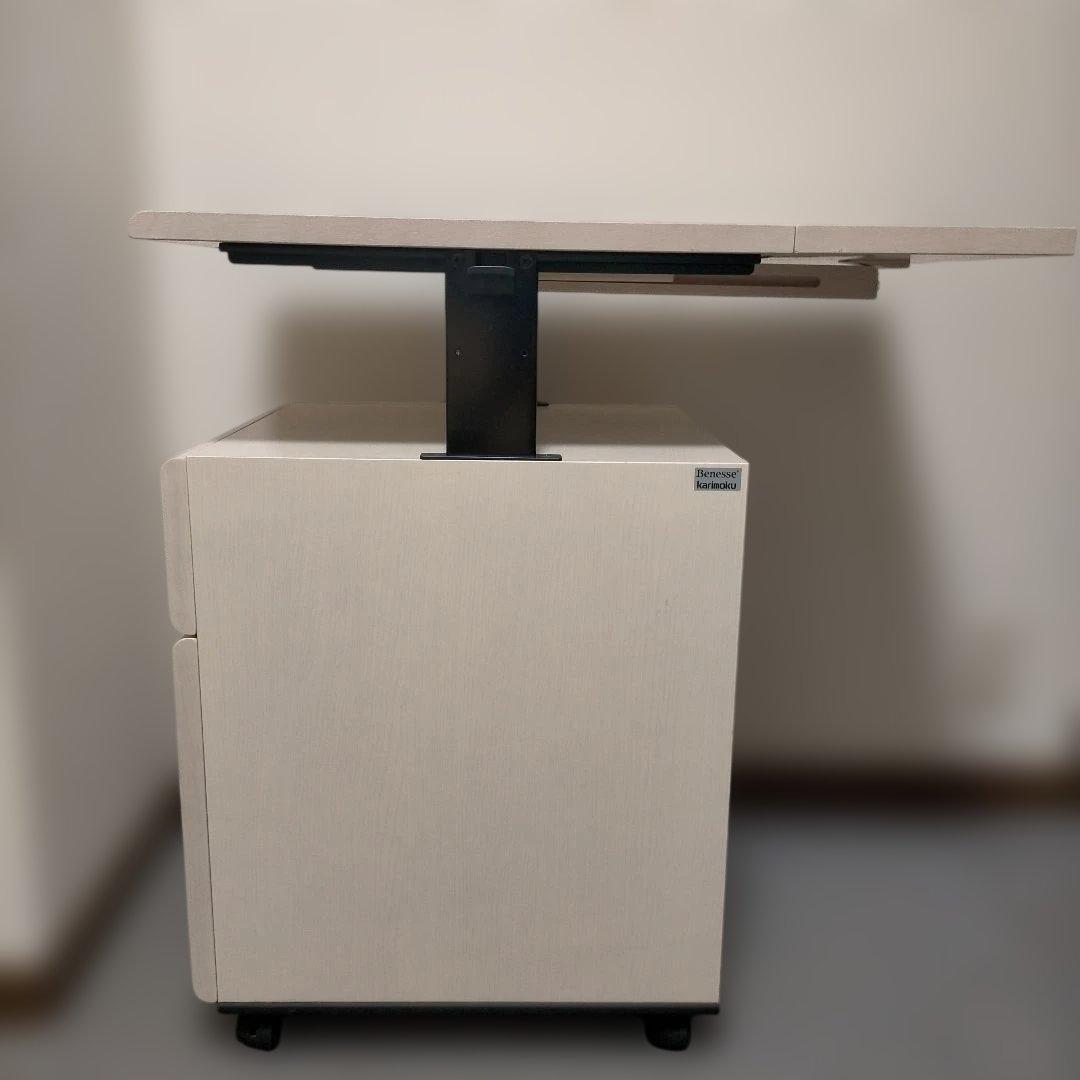 カリモクベネッセ学びデスクの脇机