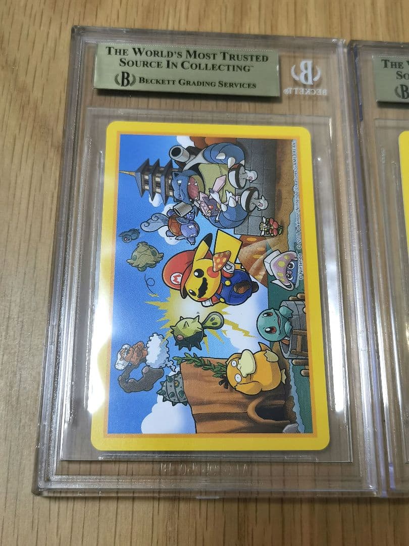 BGS10☆マリオピカチュウ ハート J Q K ポケモンカード トランプ